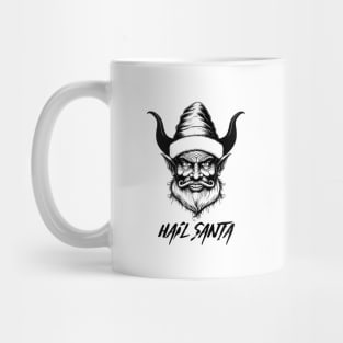 Hail Santa. Dark and Funny Christmas Gift Idea Mug